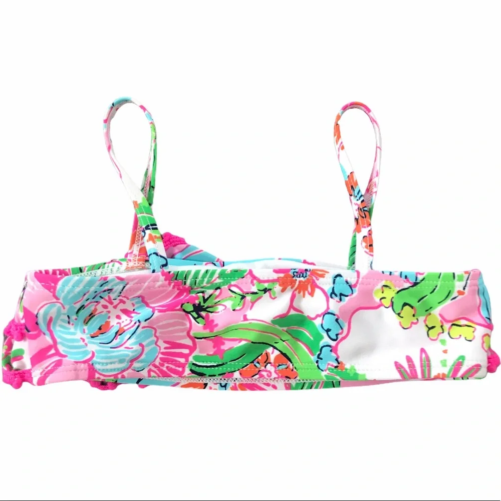New Lilly Pulitzer Nosey Posey Toddler Bikini Top